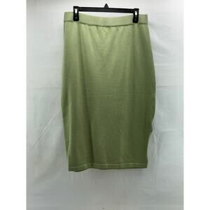 New 2pc women’s green sweater/skirt set L